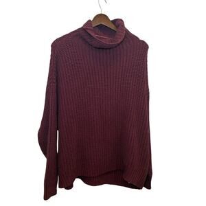 Free People Women's Cowl Neck Sweater Wool Size XS –‎ Cozy & Stylish
